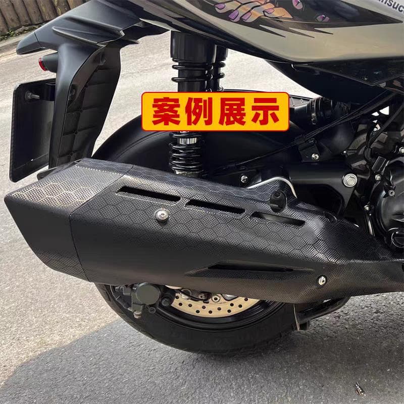 Automotive Cast Carbon Fiber Phantom Black Decorative Wrap Film for Electric Vehicles, Motorcycle Tank Guards, Helmets, and Bicycle Stickers