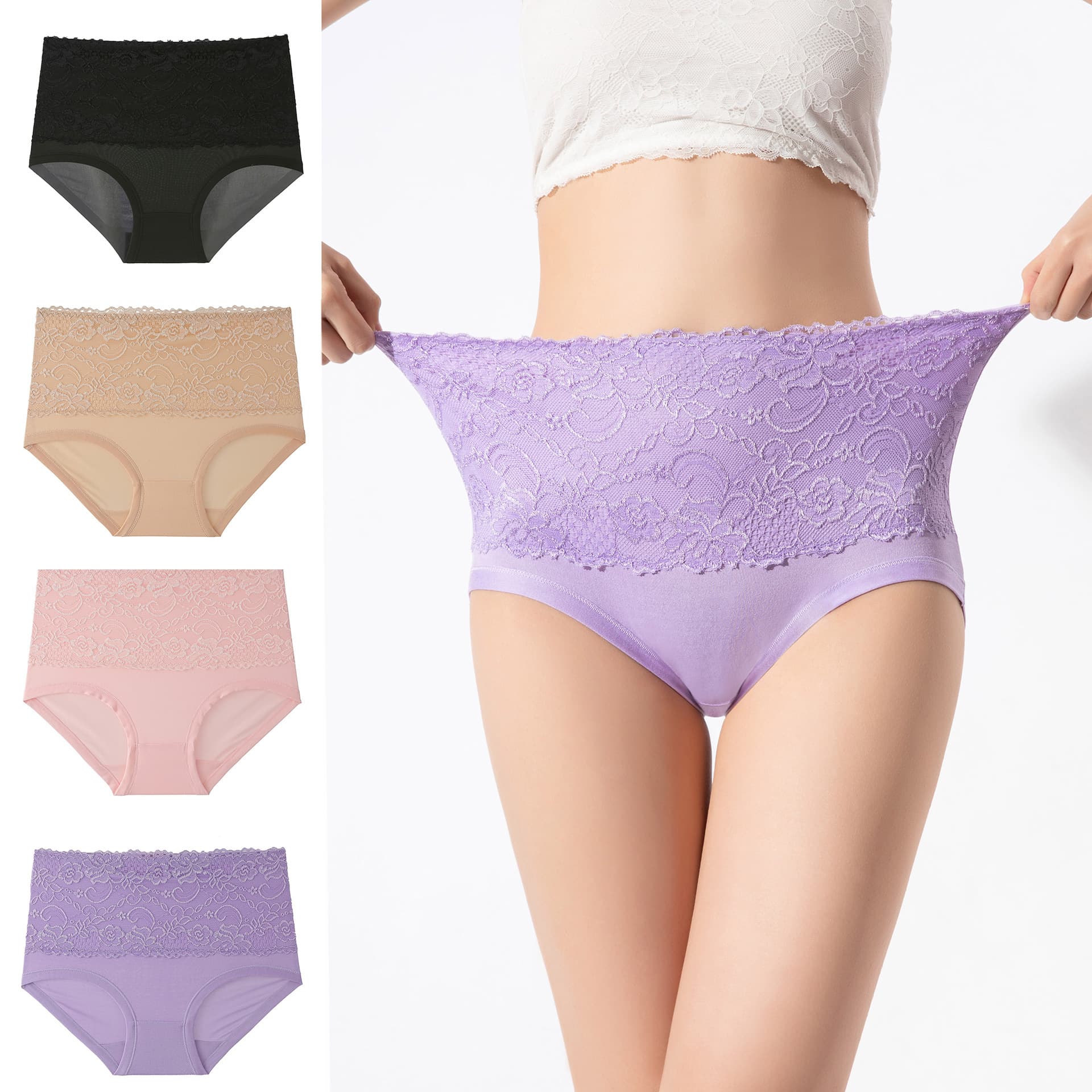 Ladies' Triangle Panties Cotton Breathable Comfortable Briefs Underwear