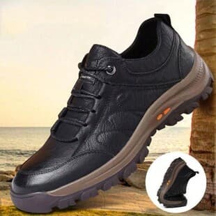 New Men's Shoes 2026 Men's Outdoor Hiking Shoes Lightweight Breathable Wear-Resistant Soft Sole Hiking Casual Sports Shoes