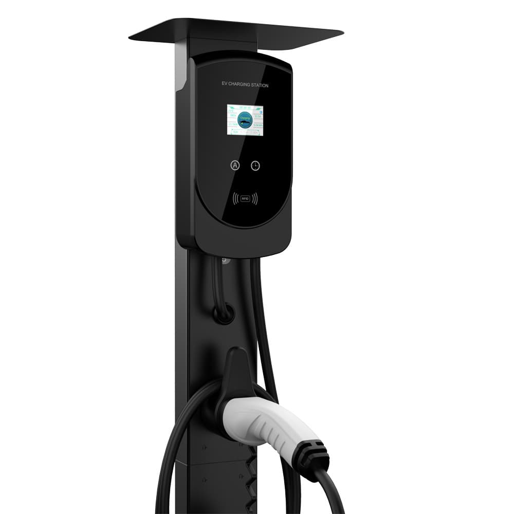 New Energy Electric Vehicle Charging Pile Stand, Smart Socket Outdoor/Indoor Post Mount for Residential Areas