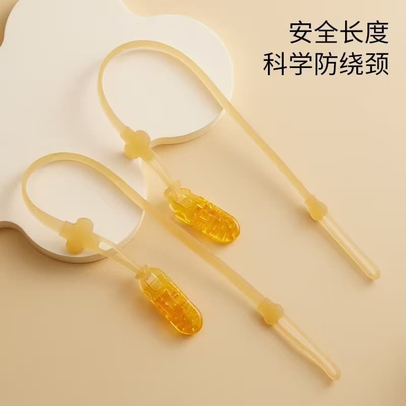Baby pacifier teether play mouth bite anti-fall silicone chain manufacturer direct sales silicone anti-fall chain