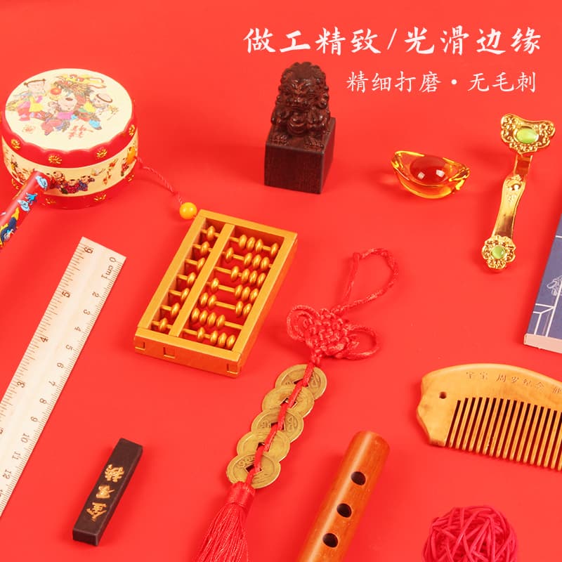 Weekly supplies props baby's first birthday decoration set boys and girls lottery abacus gold bowl single ornament