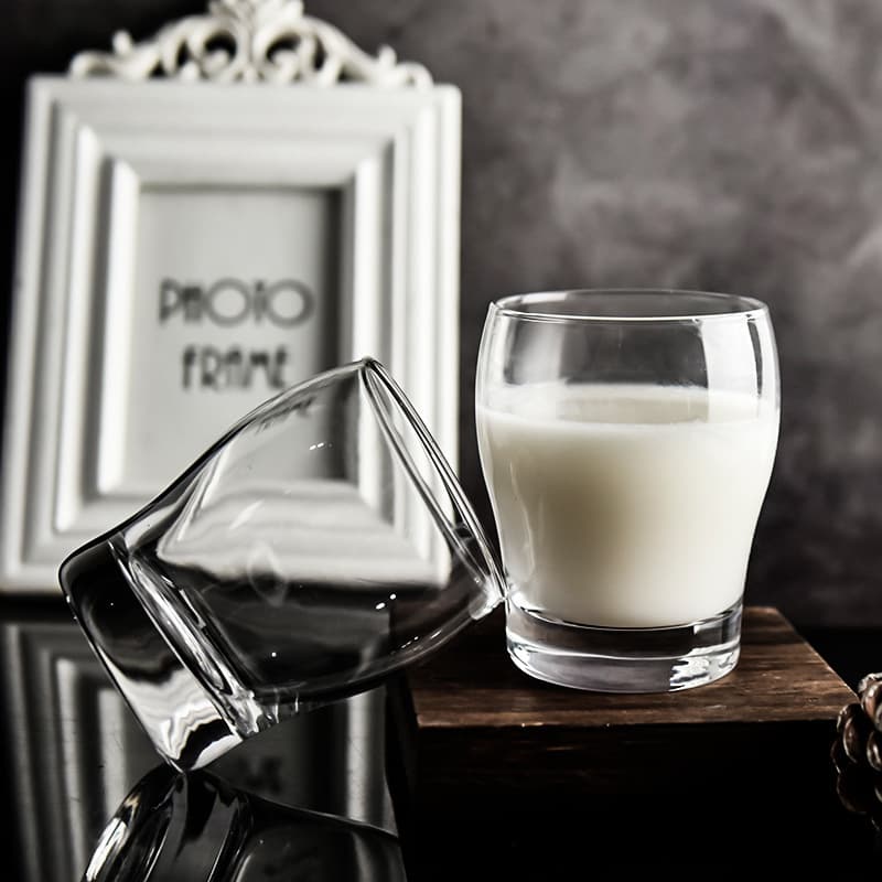 Dahua Big Belly Glass Cup, Transparent Tea Cup for Home Use, Multi-Functional Machine-Blown Thick-Bottom Whiskey Glass