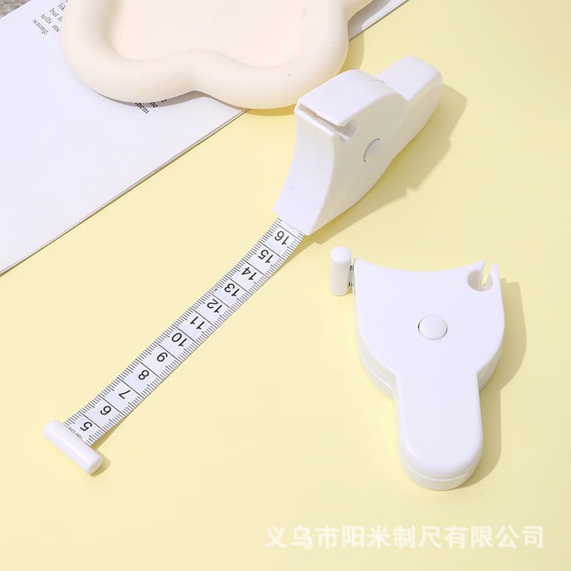 Centimeter Dual-Sided Inch Waist Measuring Tape Retractable Tape Measure with Handle Torch Y-Shaped Tape Body Measurement Health Tape