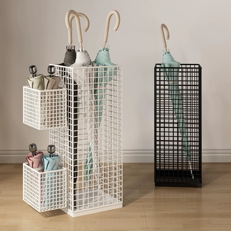 Umbrella Storage Rack Household Entrance Umbrella Bucket, Umbrella Storage Shelf, Entry Door Umbrella Storage Large Capacity Commercial Jueqin