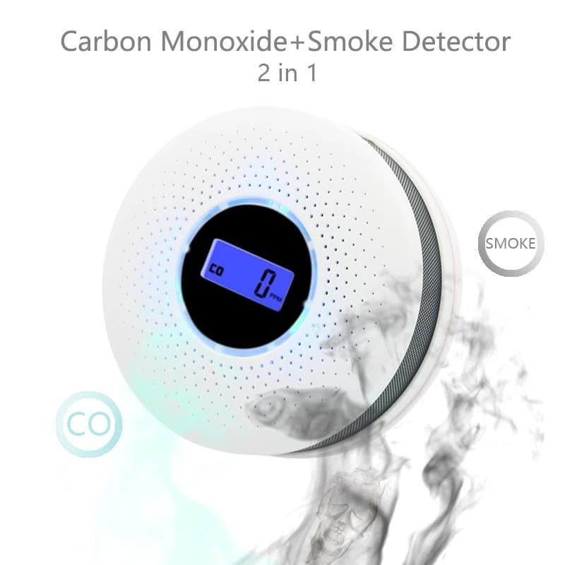 Cross-border composite smoke carbon monoxide alarm two-in-one CO Smoke carbon monoxide smoke detector