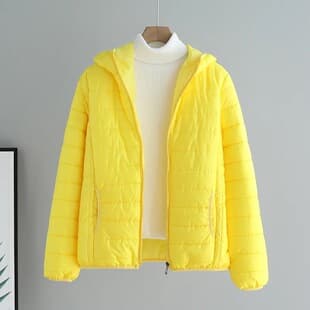 2026 Autumn/Winter New Cotton Jacket for Women, Korean Style Short, Slimming, Versatile, Solid Color, Lightweight Down Cotton Student Coat