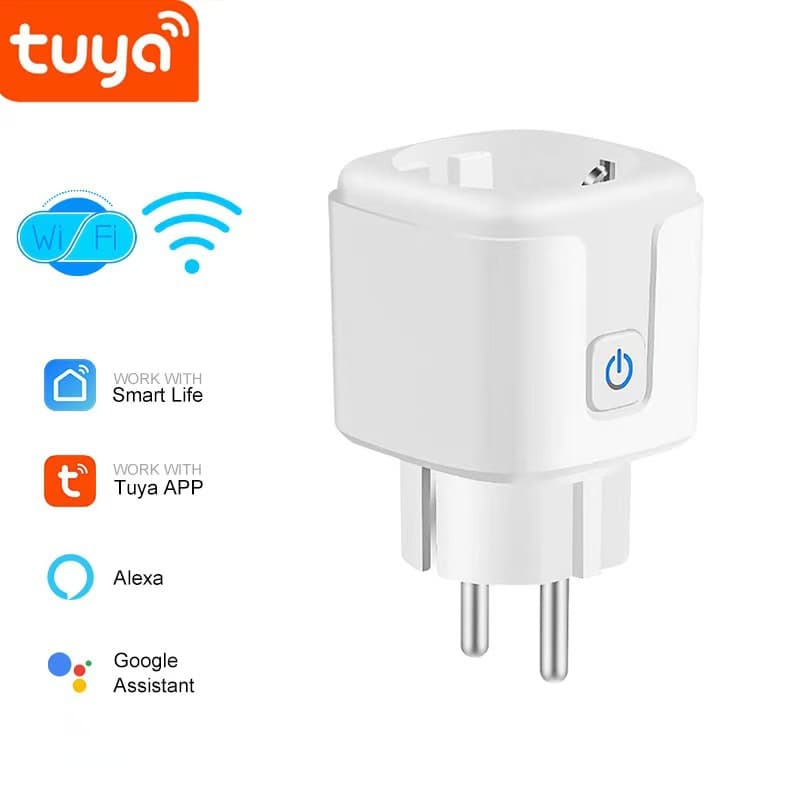 Graffiti Smart Socket (European Standard) WiFi Smart Alexa Voice Control (European Standard) App Remote Control Power Statistics