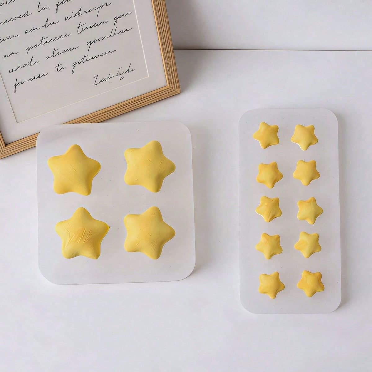 Star Squeeze Silicone Mold DIY Handmade Epoxy Resin Clay Wax Seal Mold Chocolate Fondant Candy Mold