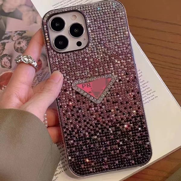 Premium Rhinestone Apple iPhone 16 Pro Max Phone Case 15/14/13/12/11 Full Coverage Soft Shockproof Case