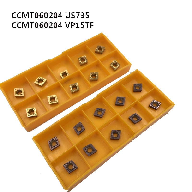 Diamond internal hole inserts CCMT060204 VP15TF US735 UE6020 for precision boring in CNC turning and milling