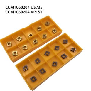 Diamond Boring Inserts CCMT060204 VP15TF US735 UE6020 Precision Boring CNC Turning Inserts
