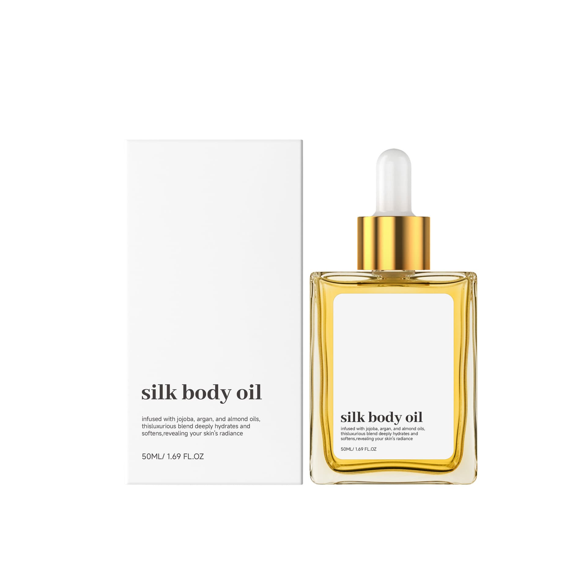 Original Body Oil Women Silk Body Oil Refreshing, Moisturizing, Non-Greasy, Skin-Friendly