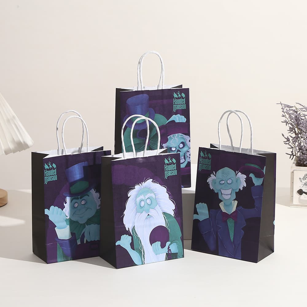 Event special price kraft paper packaging bag color printed handbag party birthday gift bag clothing shopping paper bag