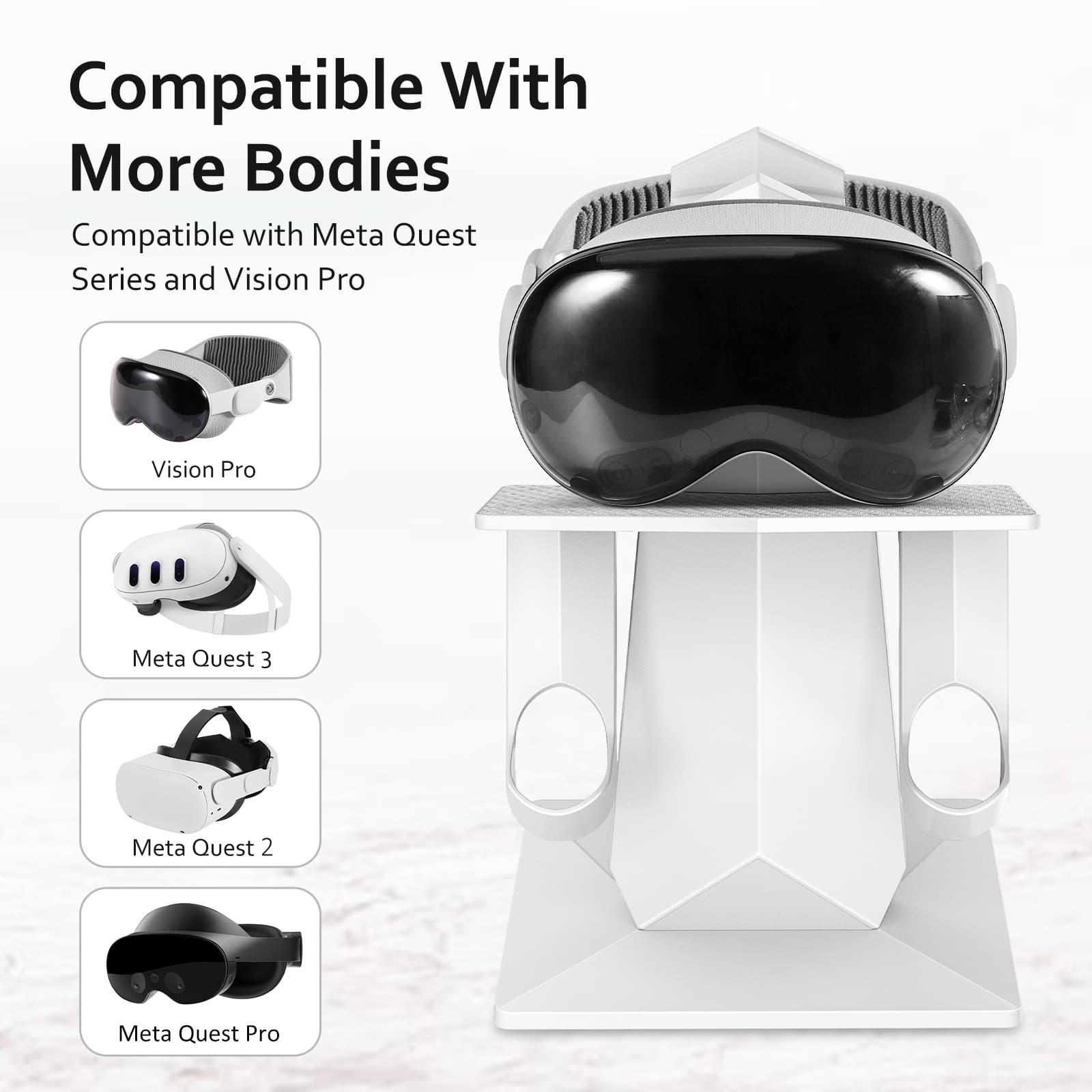 Display Stand for New Vision Pro, Universal Easy-Install Headset Storage and Display for Various VR Models