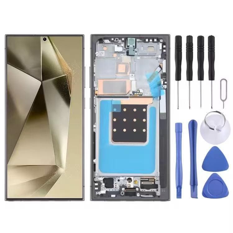 Compatible Samsung S24 Ultra Screen Assembly Samsung S928 LCD Display Inner and Outer Screen Assembly