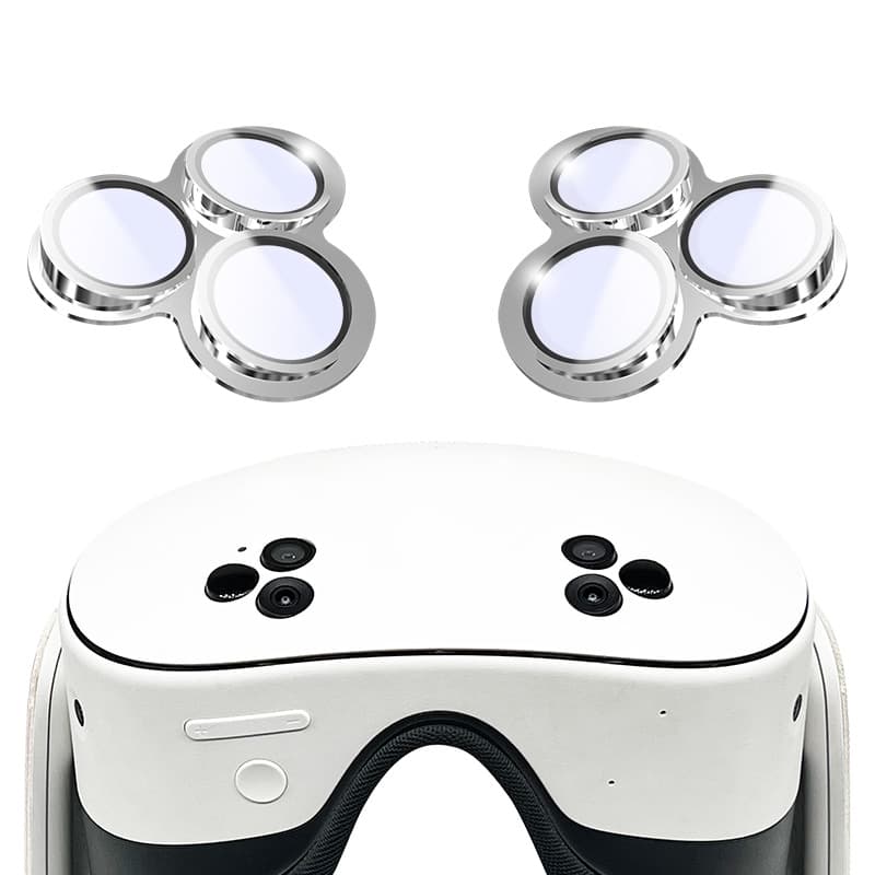Compatible with Meta Quest 3s Alloy Tempered Glass Film Protective Film Anti-Scratch Lens Film VR Accessories Wholesale