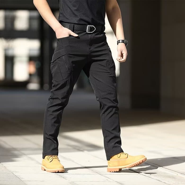 Spring Autumn Tactical Pants IX7 Outdoor Military Fans Training Long Pants Elastic 9 Men Multi Pocket Special Service Workwear