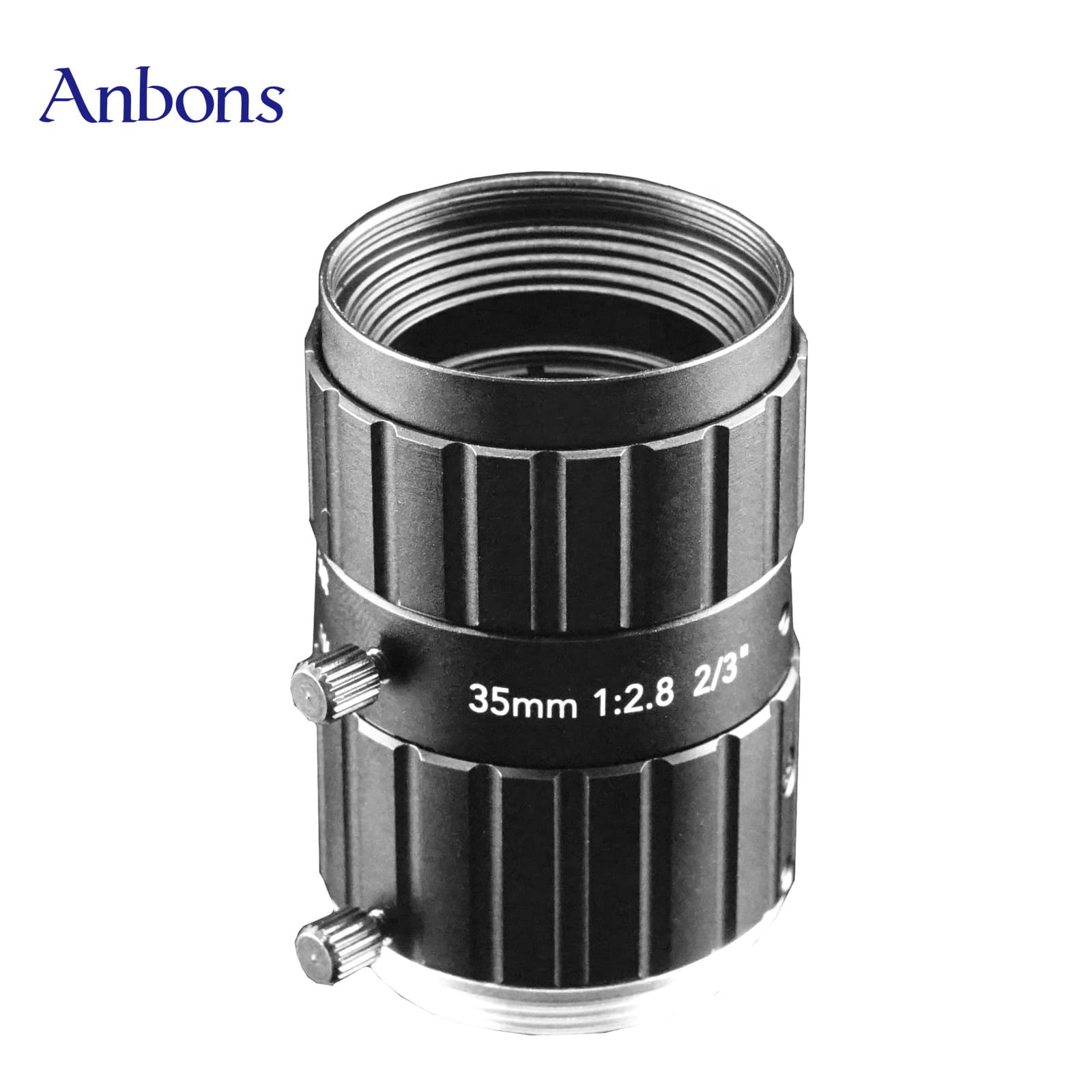 Anbangsheng Industrial Camera Lens 12MP Manual Lens 35mm F2.8 C-Mount Machine Vision Optical Lens