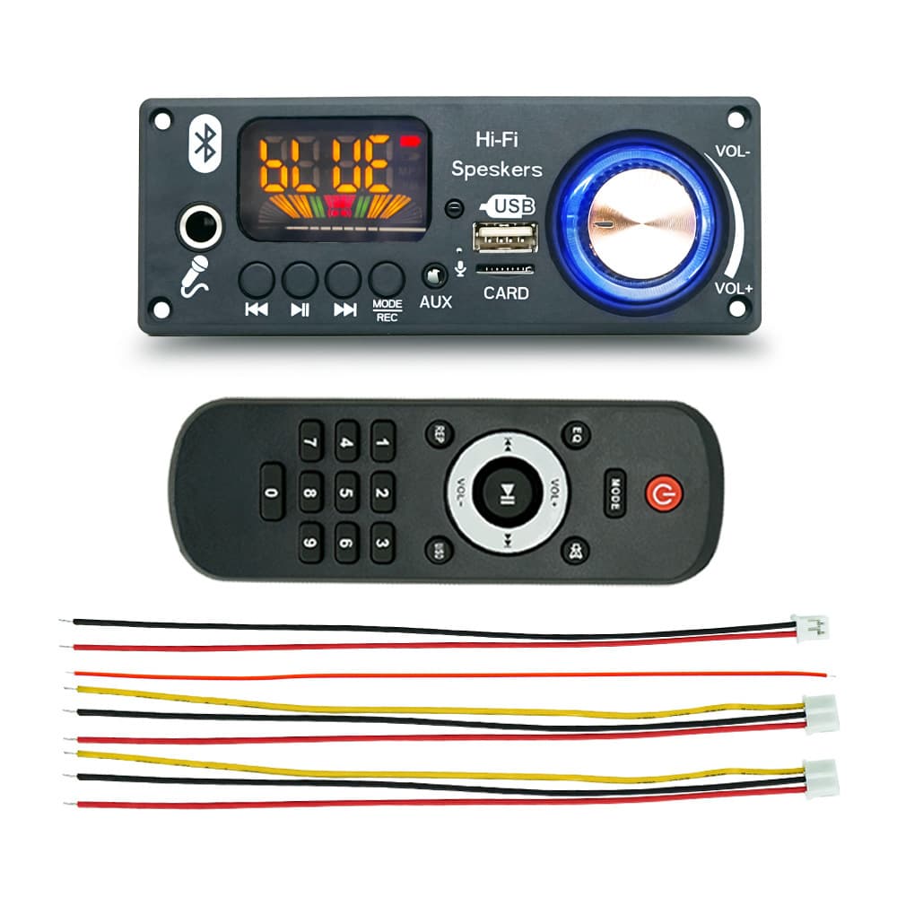 JQ Bluetooth Module MP3 Decoder Board Car Audio Amplifier Board MP3 Decoder Audio Accessories Radio FM