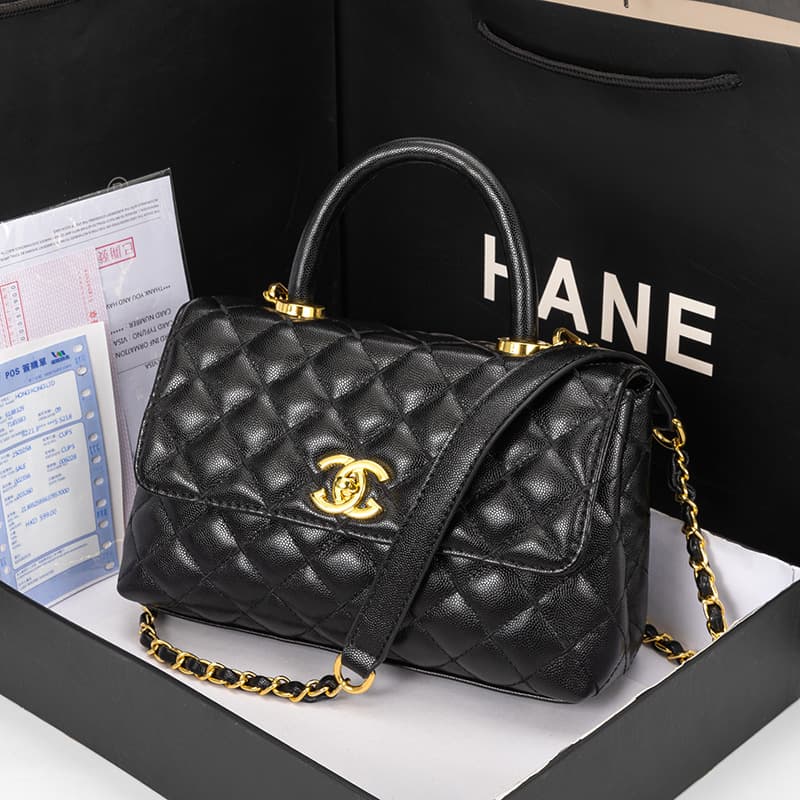 Elegant Chanel-Style Bag Versatile Women's Bag Cross-Border New Fashion Diamond Quilted Chain Bag Handbag Shoulder Crossbody Bag