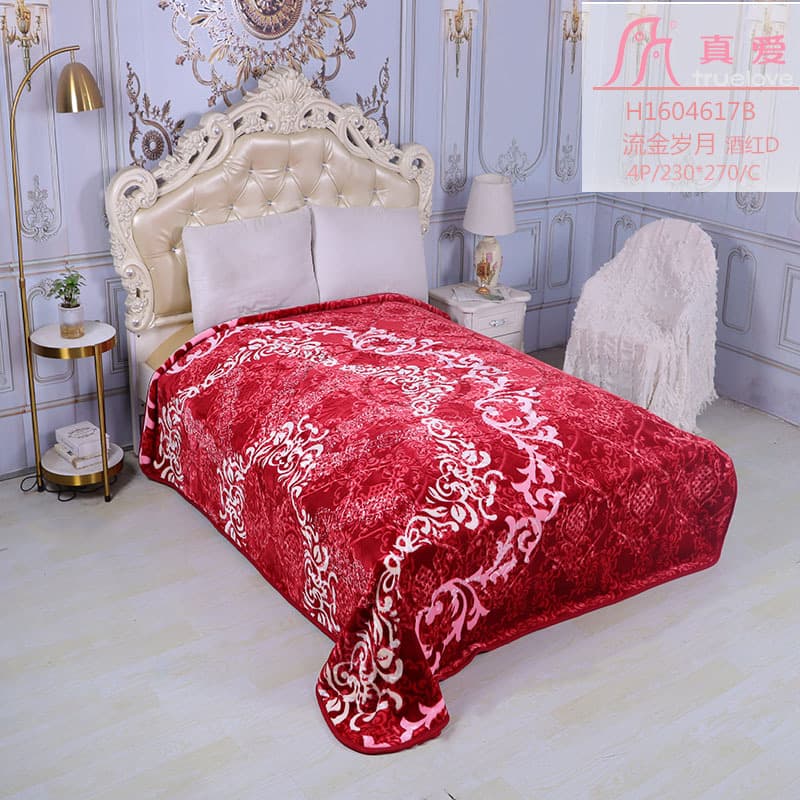 2025 New Product True Love Blanket Raschel Blanket Soft Skin-Friendly Non-Shedding Export Wholesale Limited Time Discount