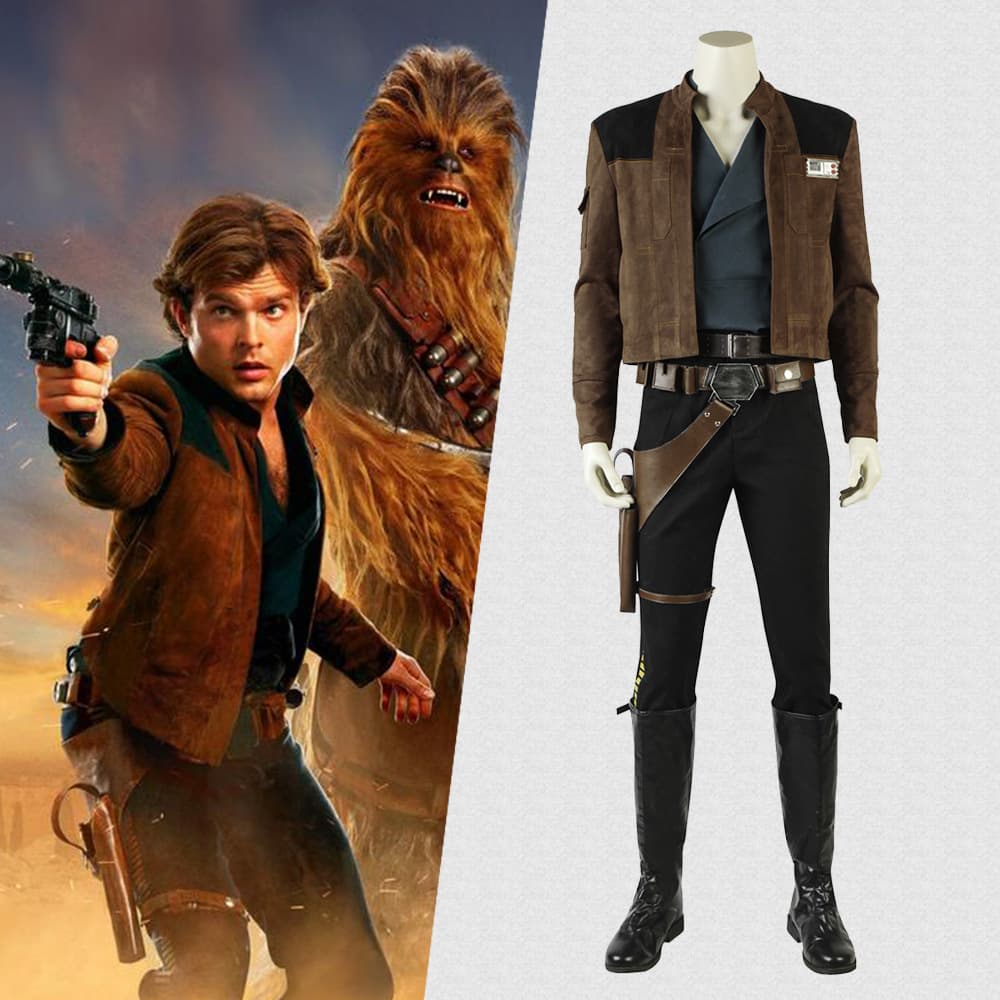 Han Solo Cos Male Punk Set Movie Ranger Solo: Star Wars cosplay
