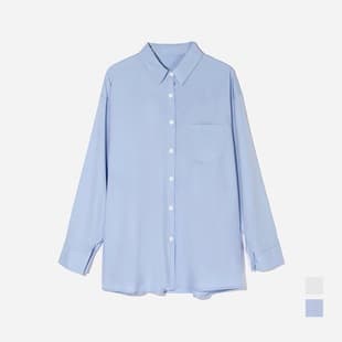 Cross-border Southeast Asia Fashion Korean Simple Solid Shirt Elegant Versatile Basic Slim Long Sleeve Blouse Women