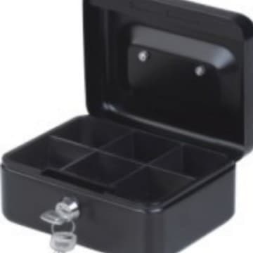 Manufacturer supplies cash boxes, portable security lockers, and mobile cash deposit boxes.
