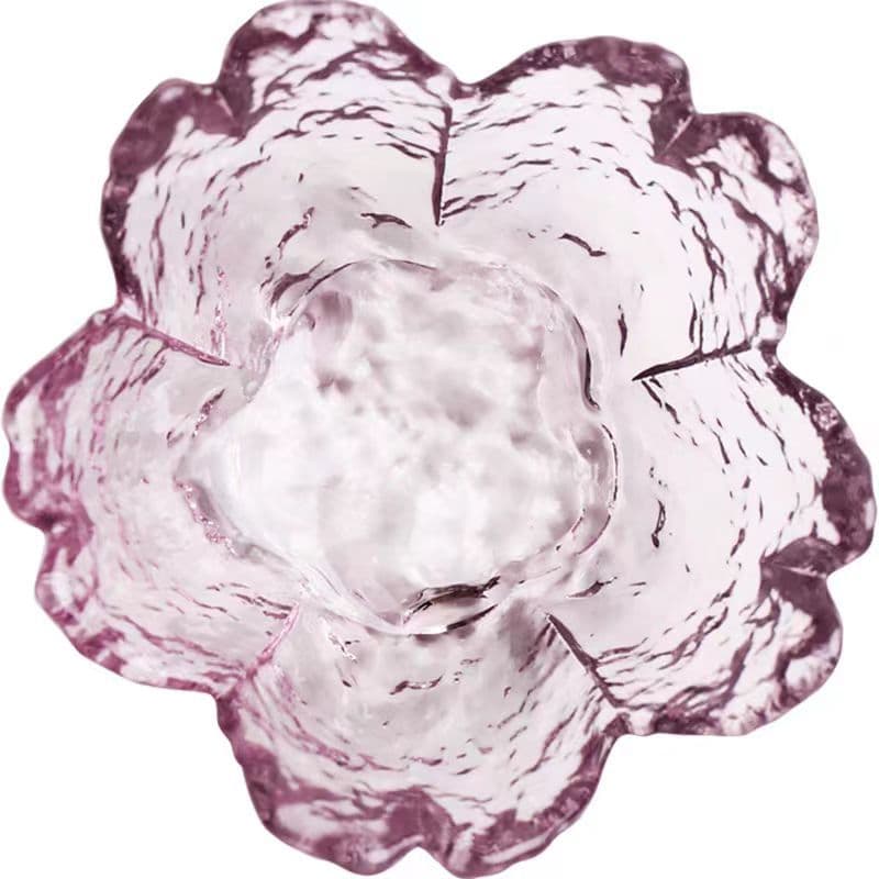 Large Lead-Free Crystal Glass Fruit Bowl Salad Bowl Snack Serving Plate Light Luxury