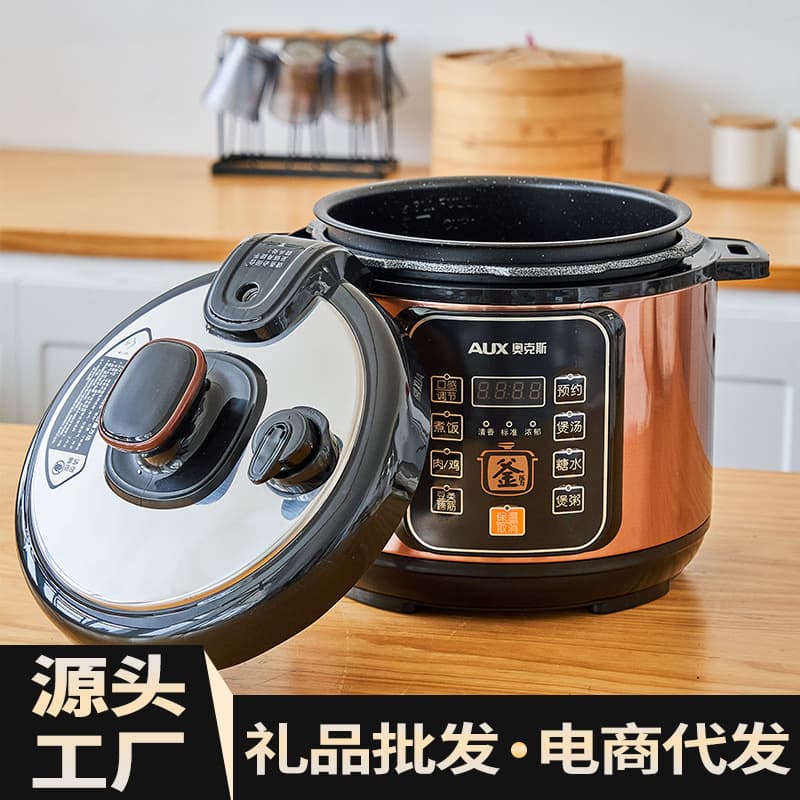AUX-Aux Electric Pressure Cooker 5L Multi-Functional Electric Pressure Cooker Home Smart Pressure Gift Wholesale
