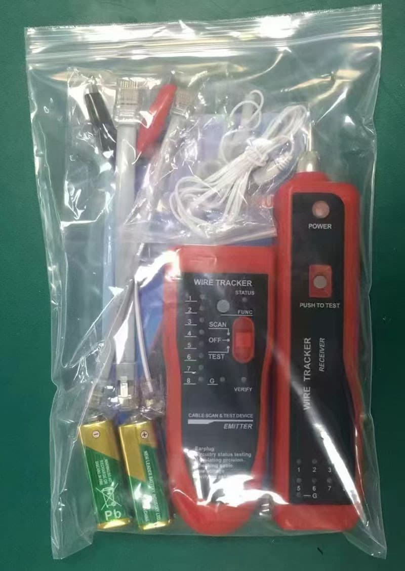 Multifunctional Network Cable Tester Tone Generator Wire Tracker Anti-Interference Line Finder with POE Protection Test