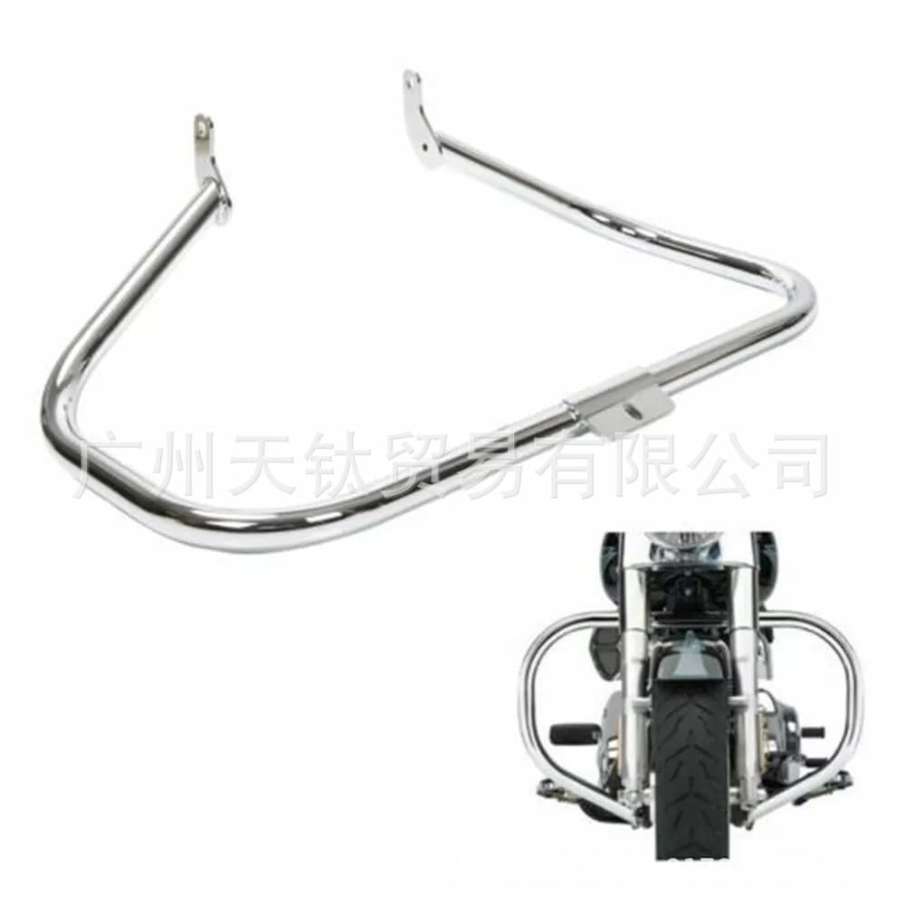 Motorcycle Engine Protection Device Road Anti-Collision Bar Compatible with Harley Softail Fat Boy 2000-2017