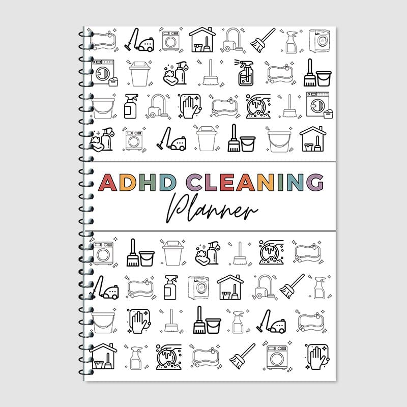 Cross-border new product ADHD CLEANING household cleaning schedule annual cleaning list planner in stock