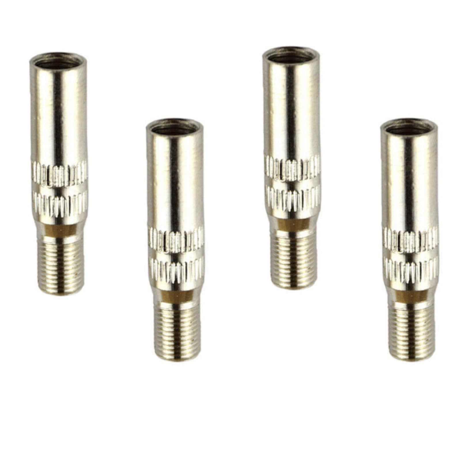 Supply of car valve metal extension cap, copper chrome plated, length 39mm, durable tire American style