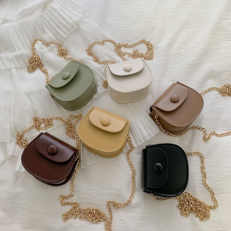 Mini Bag for Women 2024 New Trendy Fashion Chain Saddle Bag Popular Western Style Small Bag Single Shoulder Crossbody Small Bag