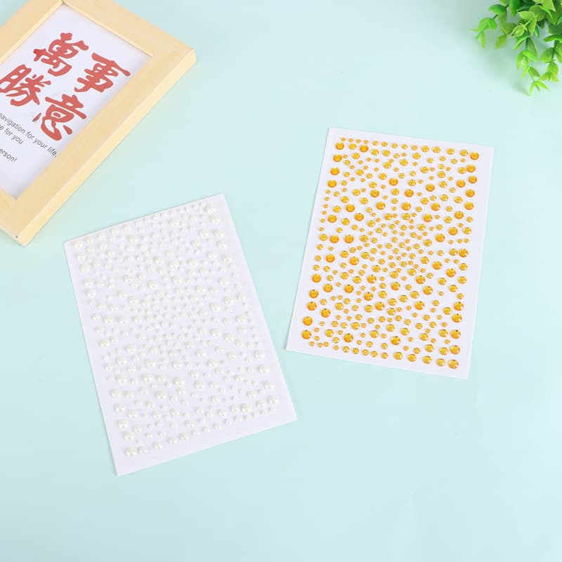 Acrylic Diamond Stickers Wholesale Decorative Face Stickers 3D Nail Art Makeup Diamond Stickers Performance Scrapbooking DIY Journal