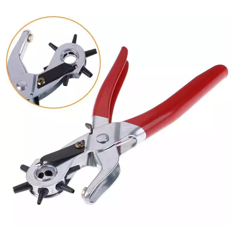 Punching pliers, belt punching pliers, belt hole puncher, punching machine/round hole punch gun, model JJ11017.