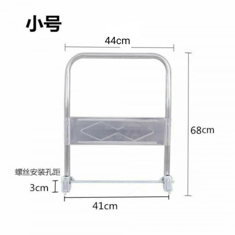 Trolley handle, cart pull handle, folding handle for flatbed truck, cargo trolley accessories, movable handle with thickened steel tube