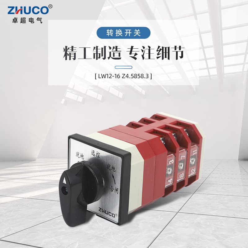 [Factory Supply] Zhuochao Brand LW12-16/Z4.5858.3 Universal Changeover Switch for High-Voltage Cabinet Use