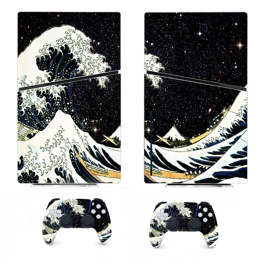 PS5 Slim sticker, film, protective film, scratch-resistant and waterproof skin sticker, suitable for optical drives and digital devices.