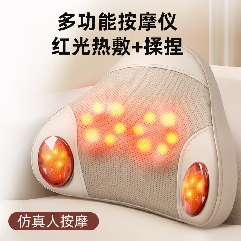 Oaks cervical spine massager waist back shoulder strength full body automatic home electric multi-function pillow cross-border
