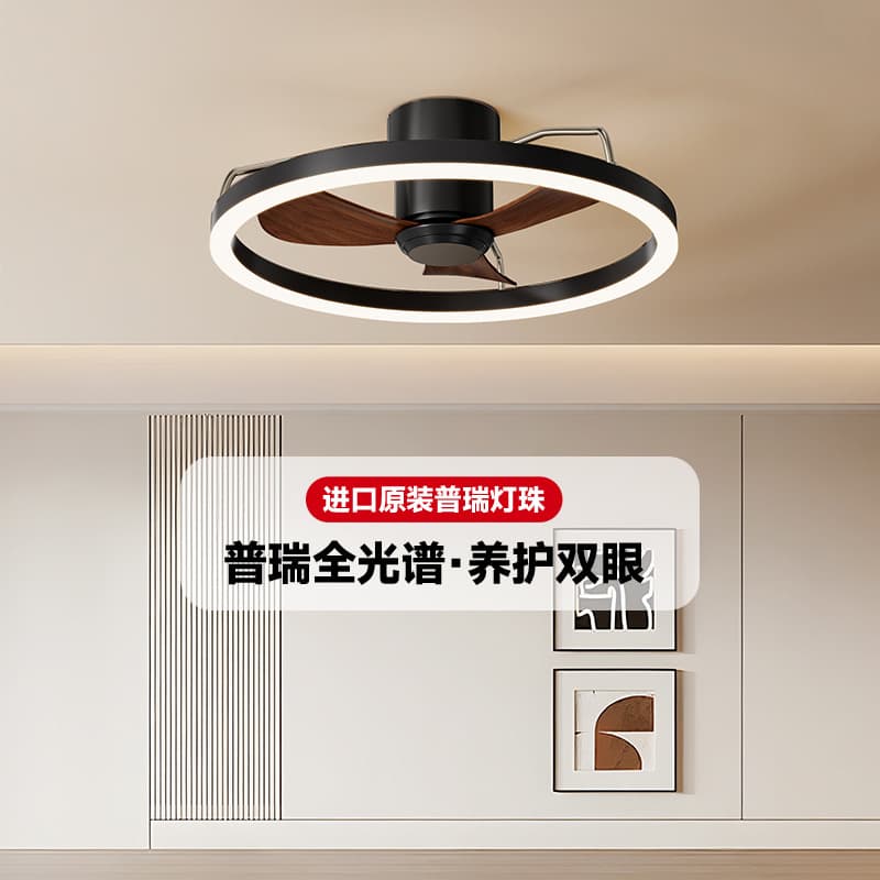 60cm aluminum ring fan light manufacturer Puri Light Source Tmall Elf Bedroom Study Home Decoration Bulk Ceiling Fan