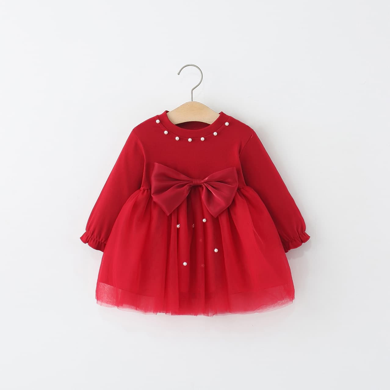 Girls Dress New Fashionable Children Princess Dress One-Year-Old Baby Girl Dress Spring Autumn Small Child Dress Wholesale