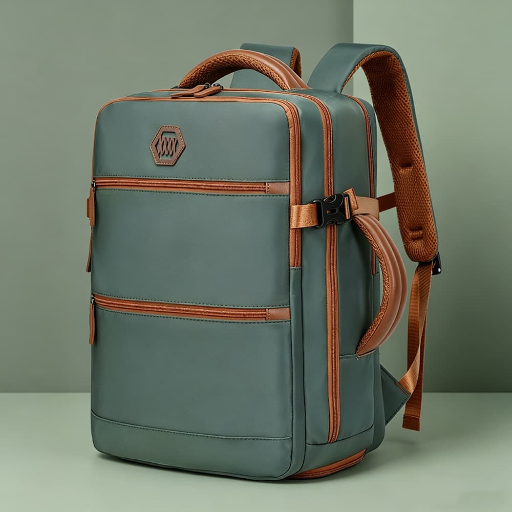 Business backpack, large capacity computer bag, lightweight student backpack, business trip commuter backpack, backpack
