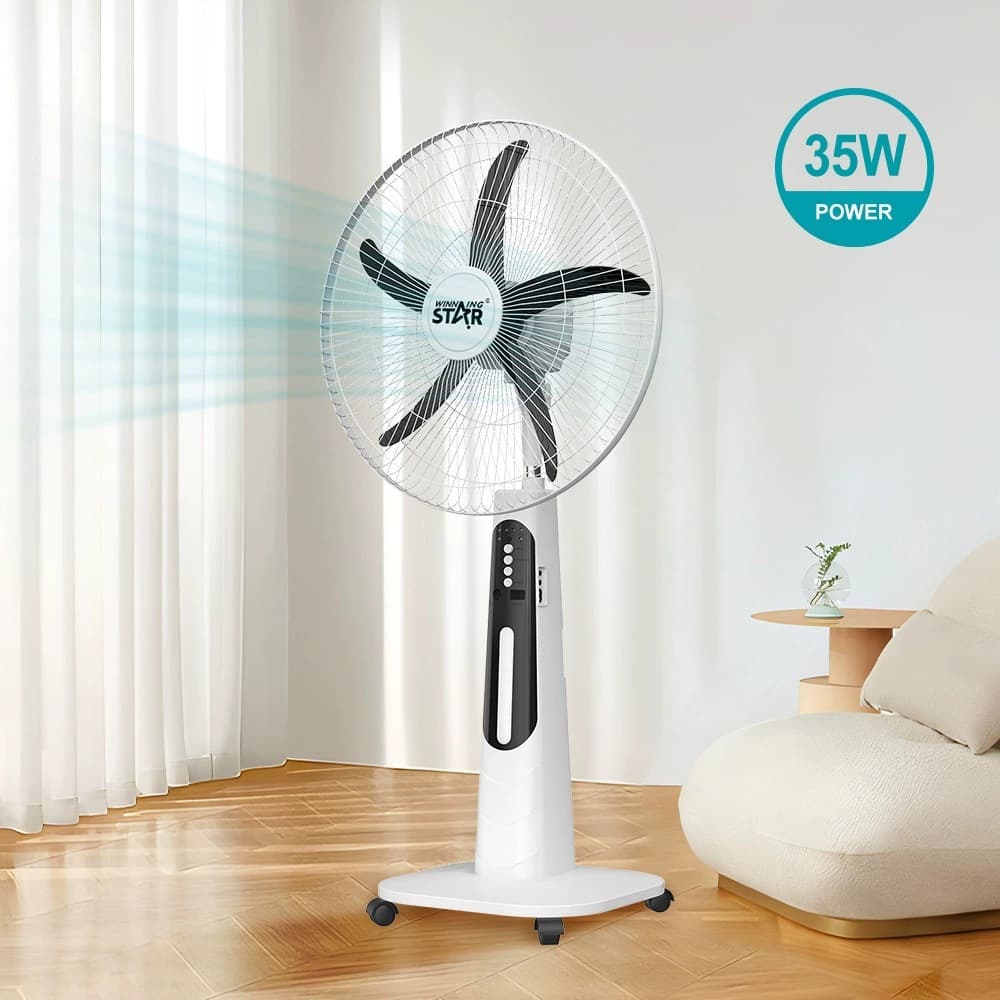 Cross-Border Remote Control 18-inch Household Oscillating Portable Mechanical Floor Electric Fan Stand Fan