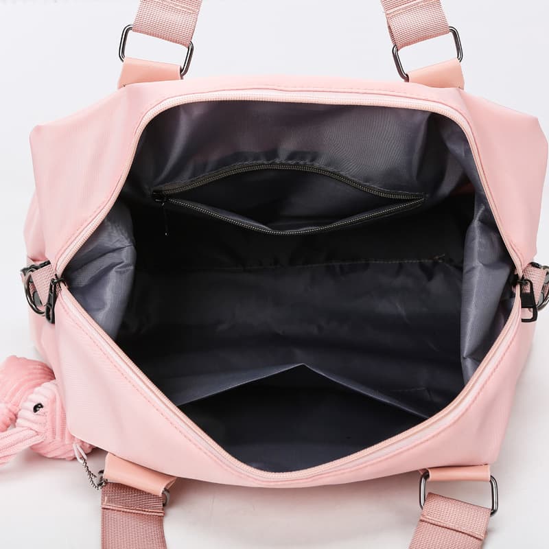 Cross-Border Hot Selling Women's Crossbody Bag, Handbag Travel Bag, Large Capacity Wet-Dry Separation Gym Bag, Short Trip Luggage Bag for Women