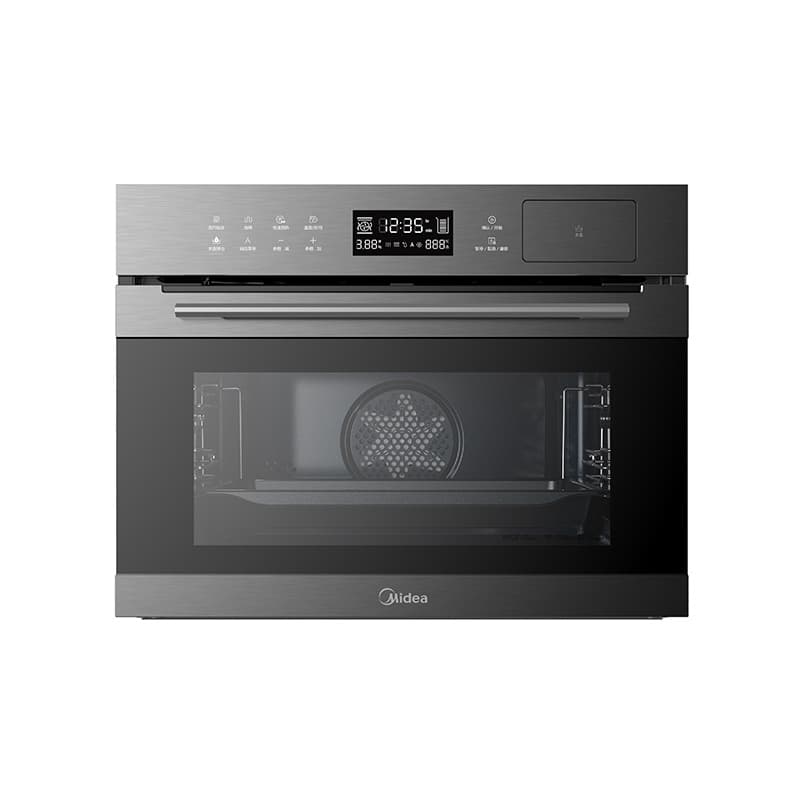 Midea BS5055W built-in steam and bake oven, home large-capacity smart electric steam oven.
