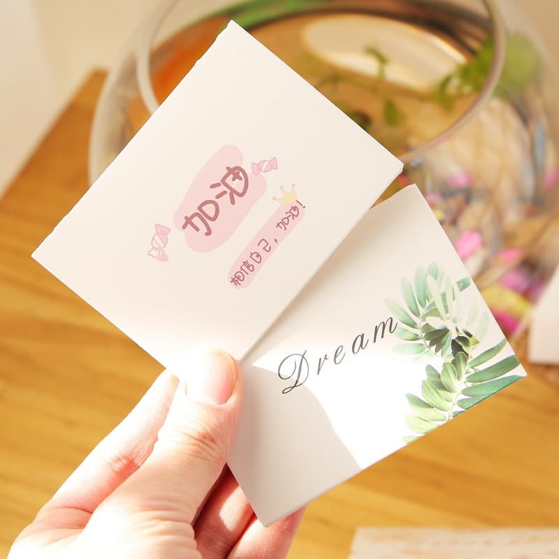 ins advanced thank you birthday wishes wedding vow card small card diy teacher children teachers day simple greeting card
