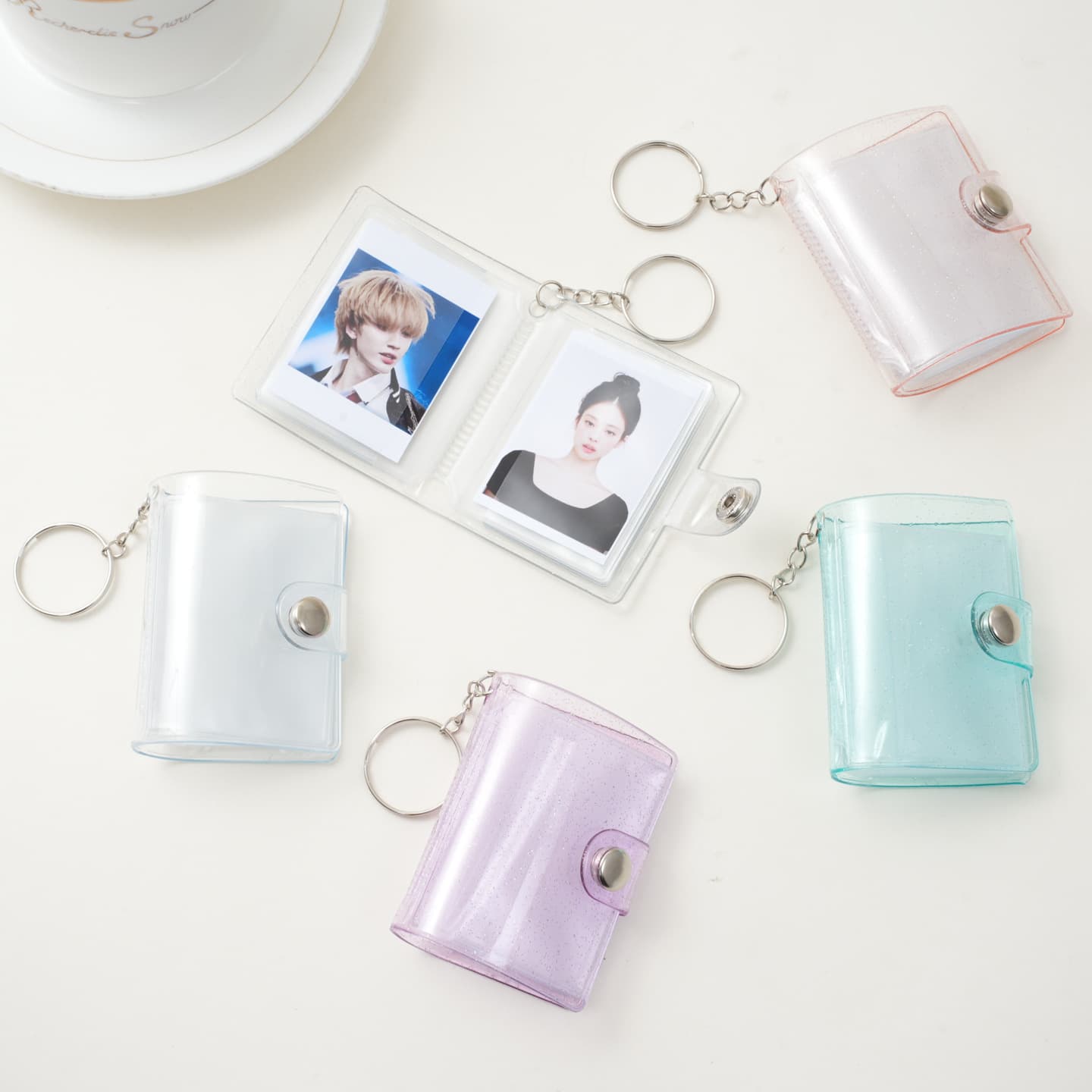 1-inch 2-inch Sticker Photos PVC Material Instant Mini Photo Albums Insert-style Photo Storage Books Wholesale In Stock